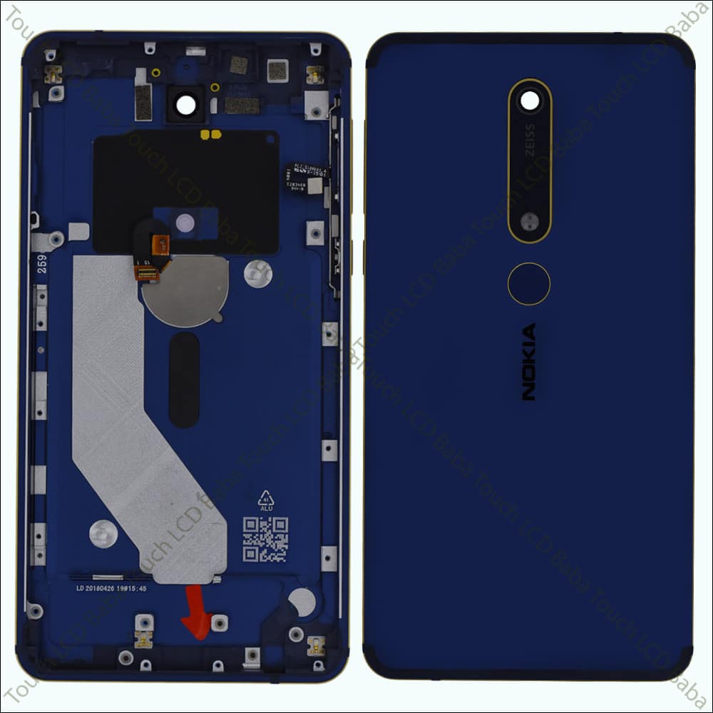 Nokia 6.1 Side Frame With Buttons