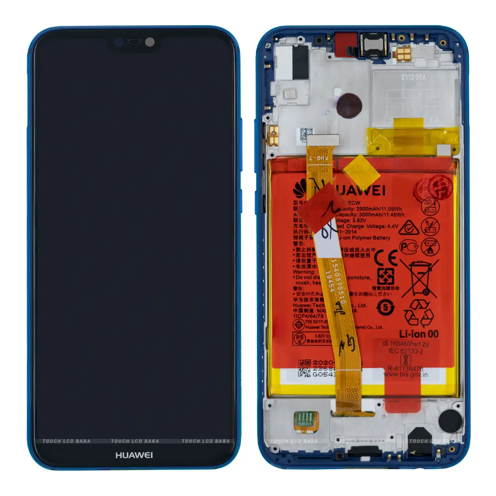 Huawei P20 Lite Display and Touch Screen Repalcement with Middle