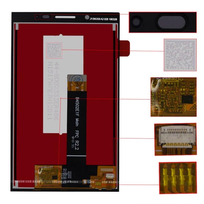 BlackBerry Key 2 LE Display and Touch Screen Replacement
