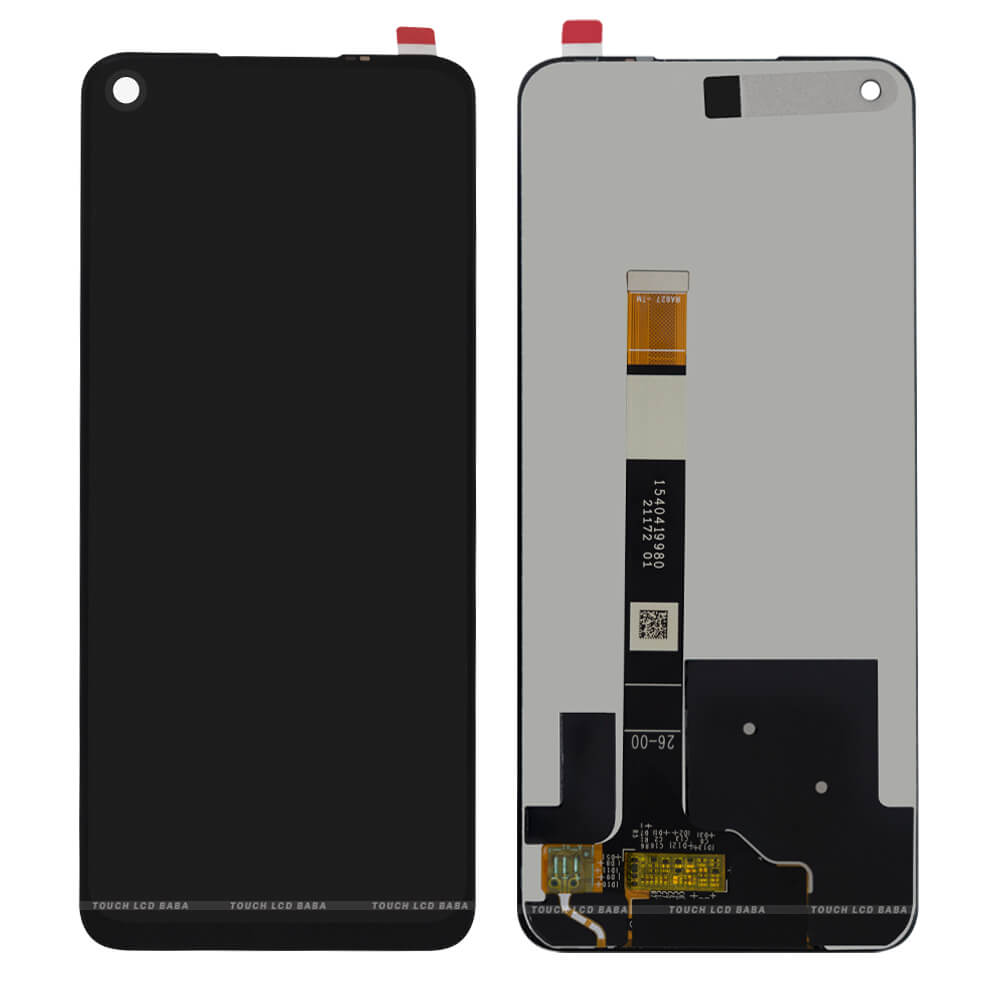 Replacement Front Glass for Realme 8i - Black by