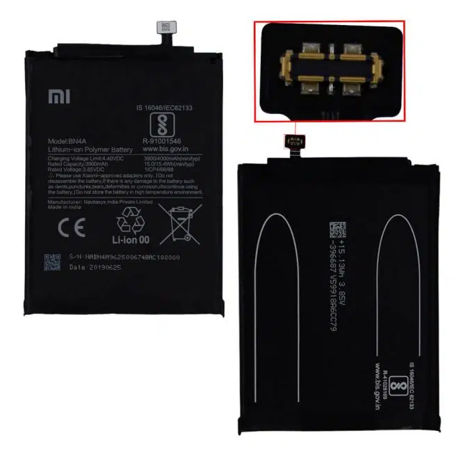 redmi note 7 pro battery size