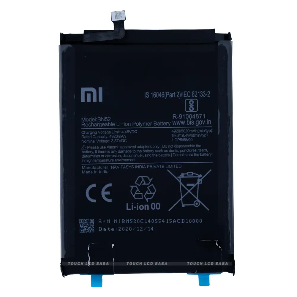 Redmi Note 9 Pro Battery