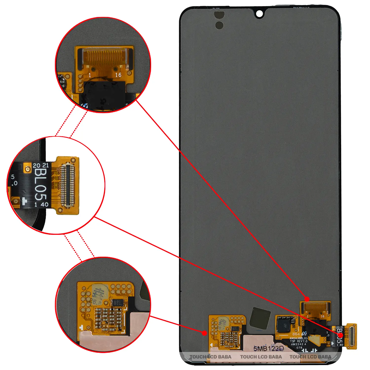 Vivo Y100a Display Combo