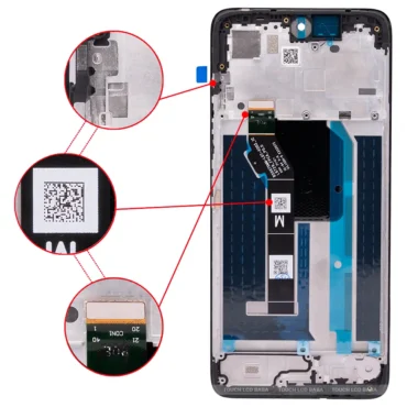 Moto G57 Power Display With Middle Frame