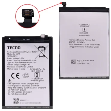 Tecno Spark Power Battery Replacement