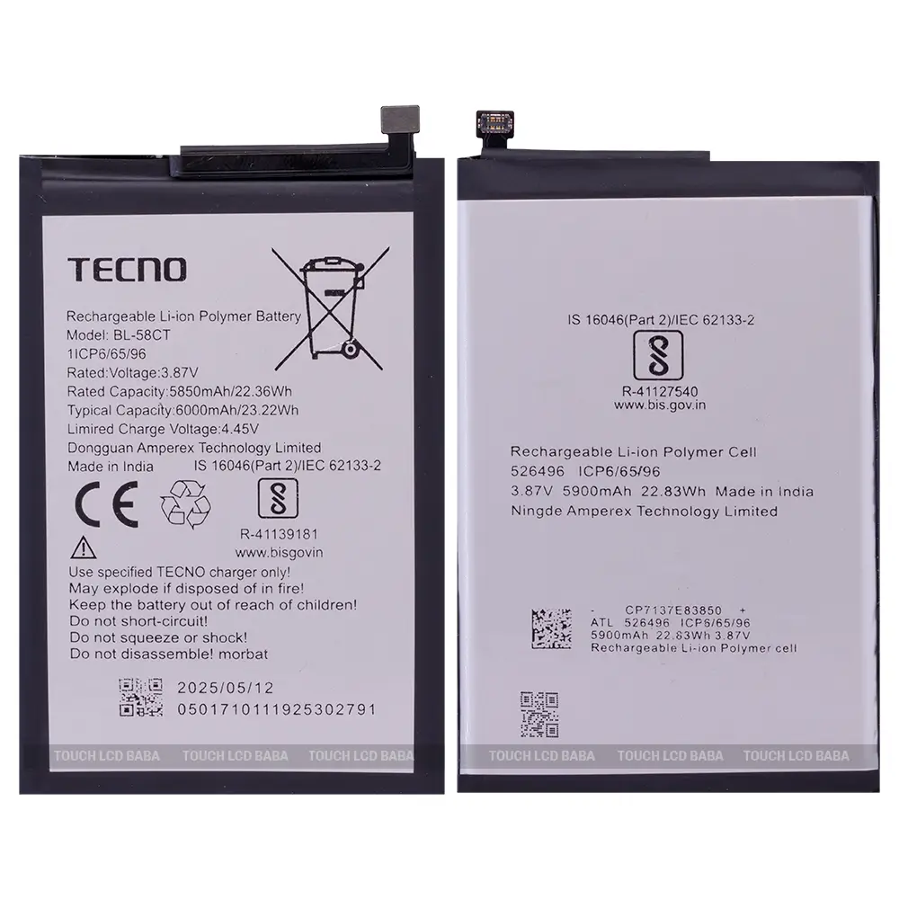 Tecno Spark 7 Battery Replacement