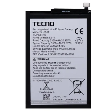 Tecno Pova Curve Battery Replacement