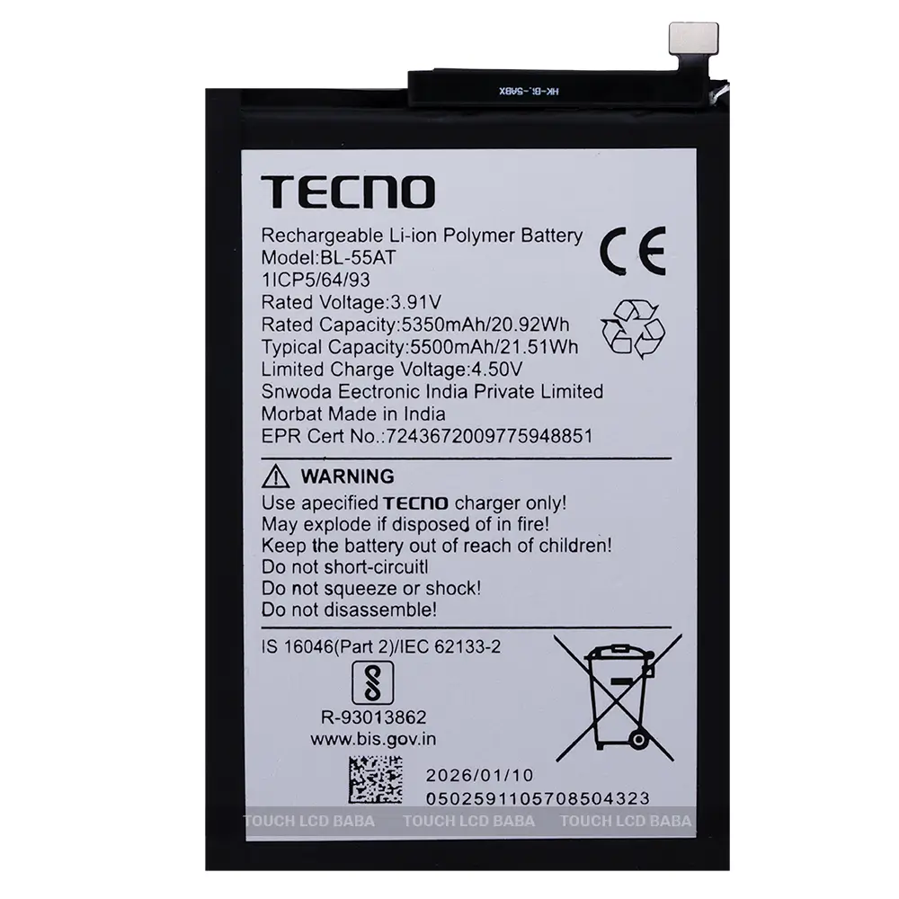 Tecno Pova Curve Battery Replacement
