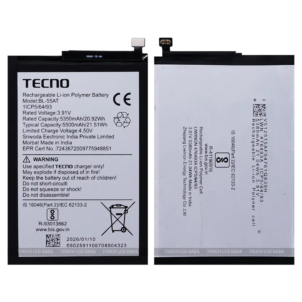 Tecno Pova Curve Battery Replacement